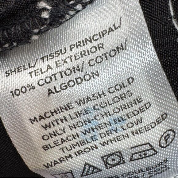 Loft Striped Cotton Knit High Rise Shorts Four Inch Navy Blue White Size 2 - Picture 9 of 13